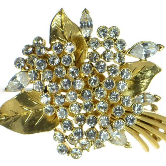 Jennifer Behr Verona Crystal Barrette Hair Accessory main image 6